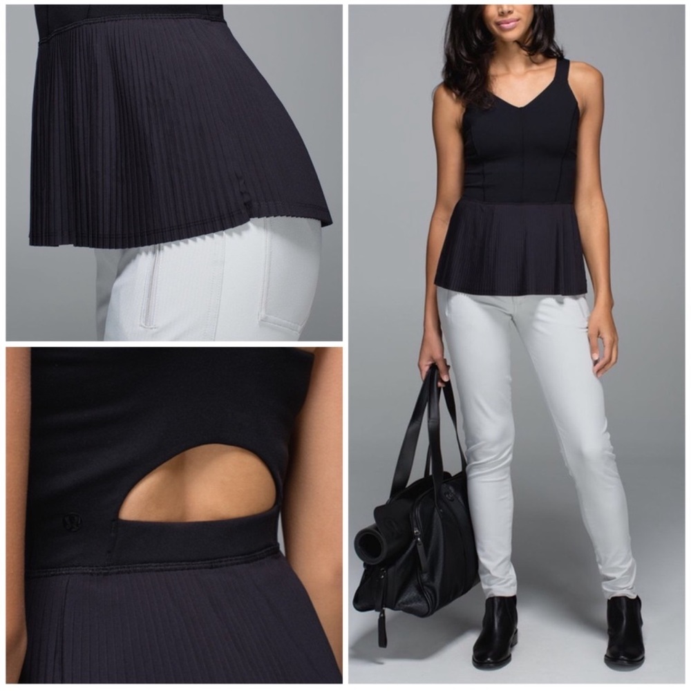 Lululemon City Tank Black Size 8 NWT